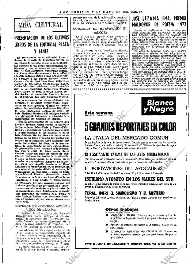 ABC MADRID 07-05-1972 página 67