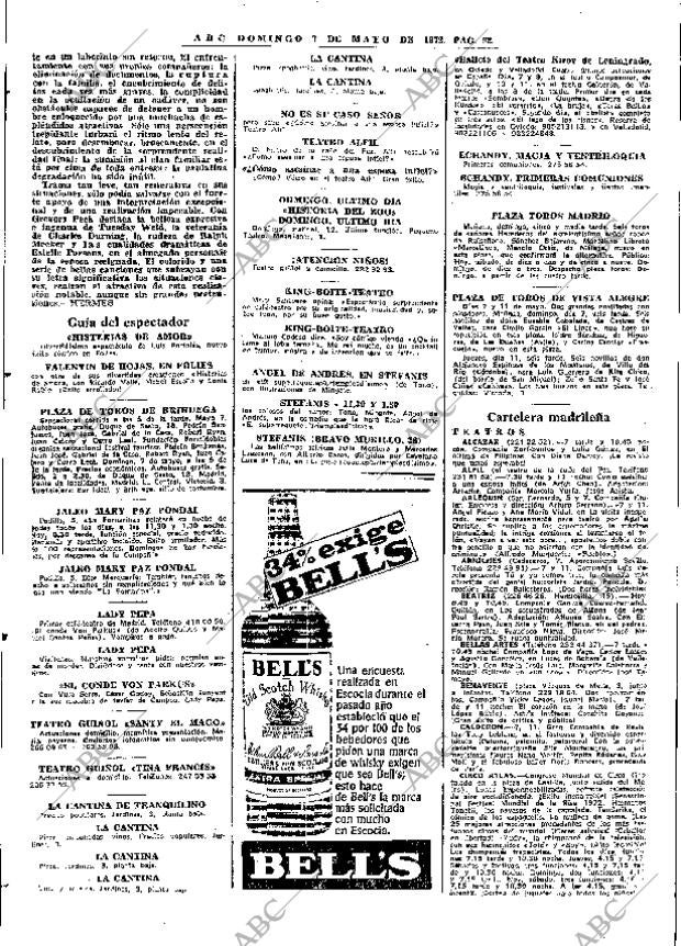 ABC MADRID 07-05-1972 página 92