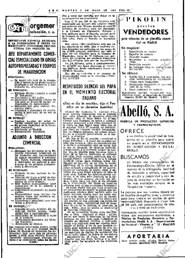 ABC MADRID 09-05-1972 página 22