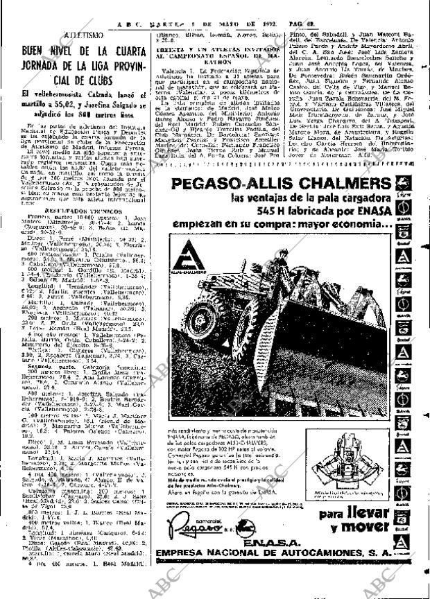 ABC MADRID 09-05-1972 página 69