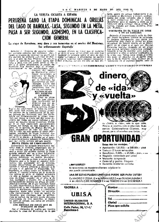 ABC MADRID 09-05-1972 página 71