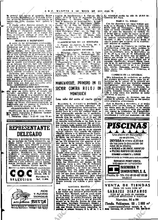 ABC MADRID 09-05-1972 página 72