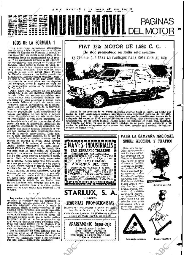 ABC MADRID 09-05-1972 página 77