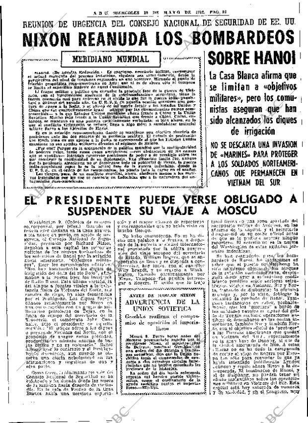 ABC MADRID 10-05-1972 página 19