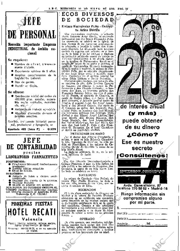 ABC MADRID 10-05-1972 página 38