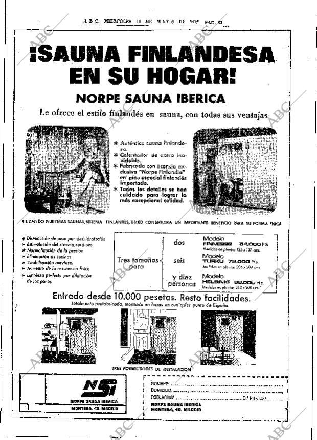 ABC MADRID 10-05-1972 página 62