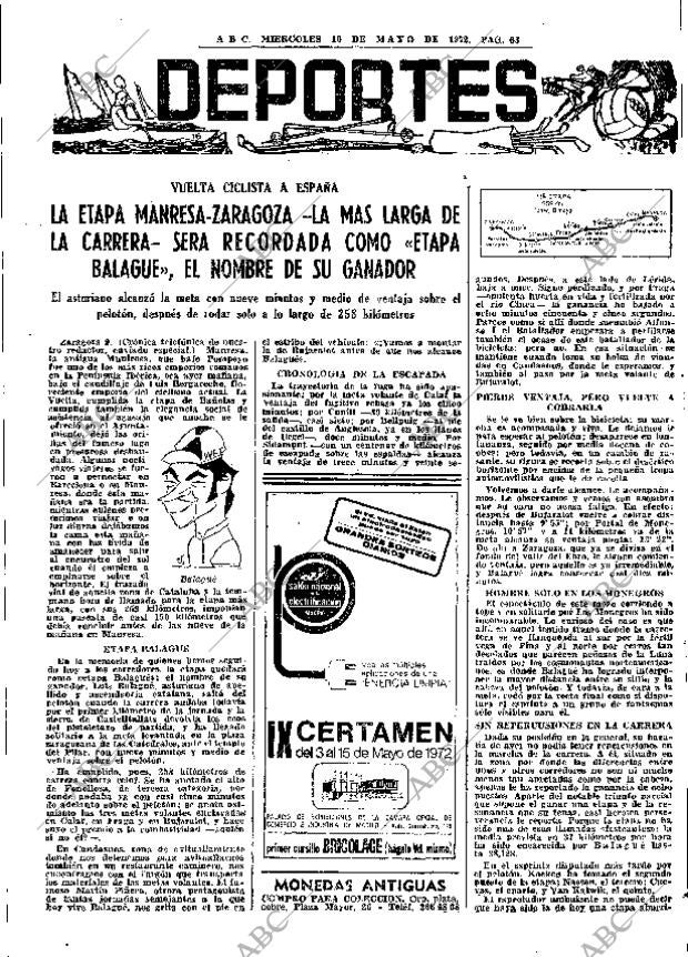 ABC MADRID 10-05-1972 página 63