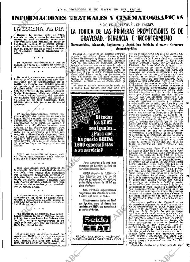 ABC MADRID 10-05-1972 página 69