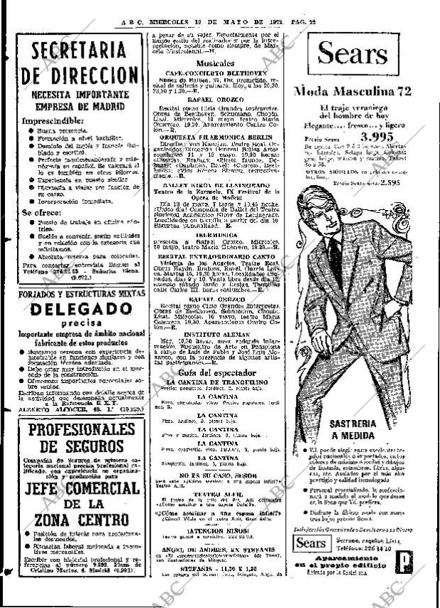 ABC MADRID 10-05-1972 página 72