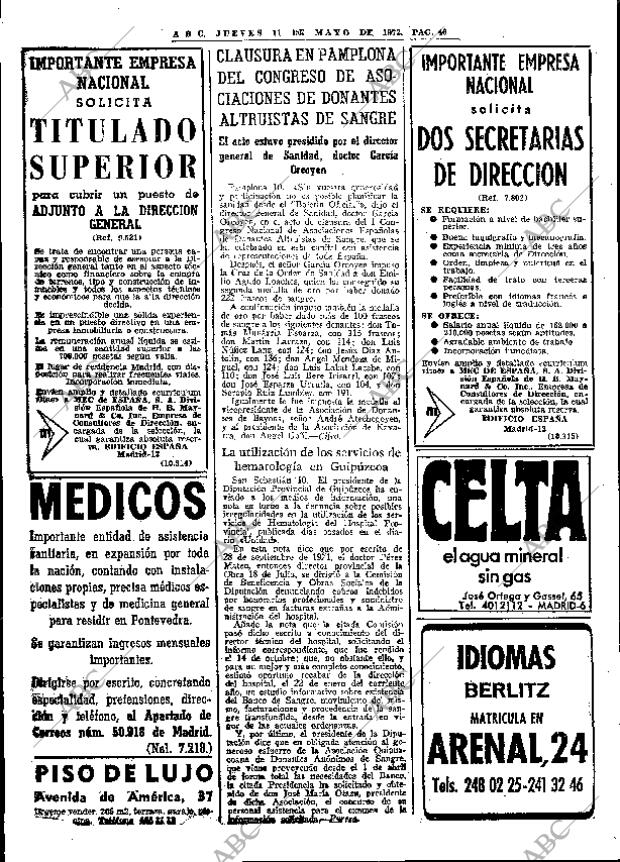 ABC MADRID 11-05-1972 página 46