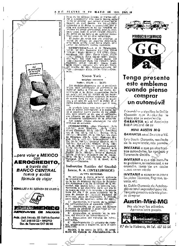 ABC MADRID 11-05-1972 página 66