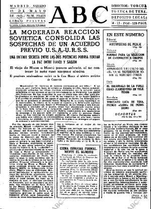 ABC MADRID 13-05-1972 página 25