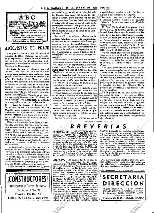 ABC MADRID 13-05-1972 página 26