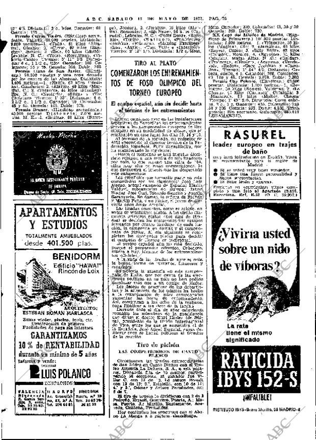 ABC MADRID 13-05-1972 página 76