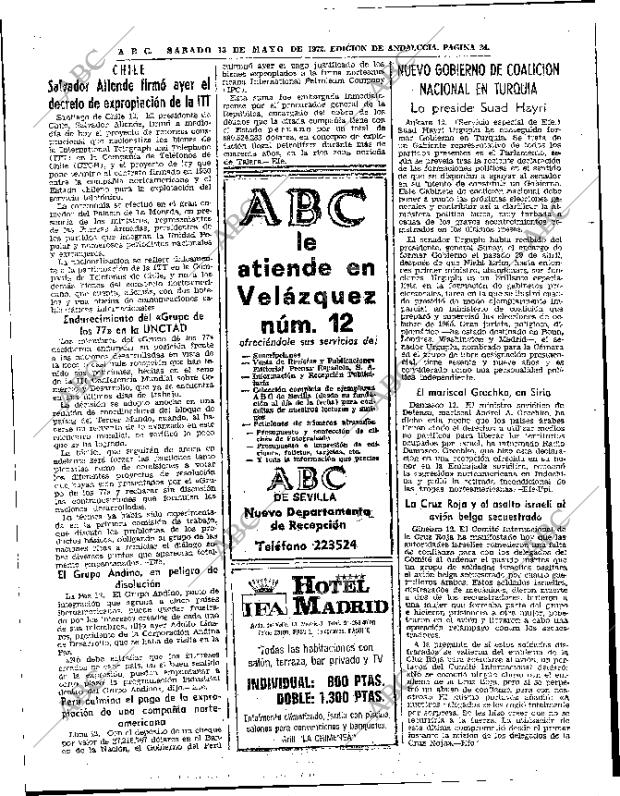 ABC SEVILLA 13-05-1972 página 22