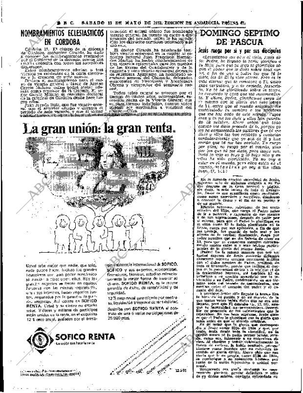 ABC SEVILLA 13-05-1972 página 59