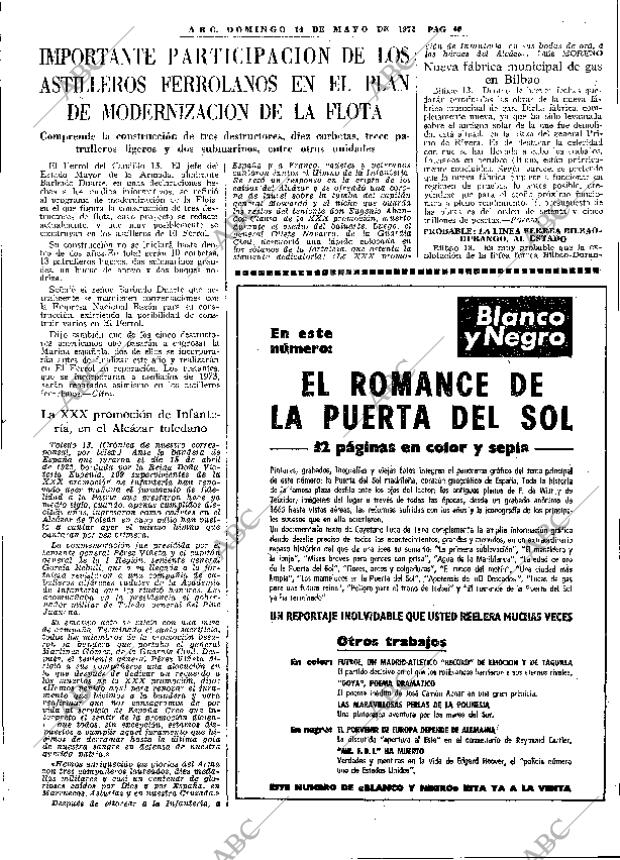 ABC MADRID 14-05-1972 página 49