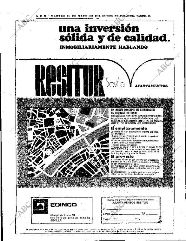 ABC SEVILLA 16-05-1972 página 41