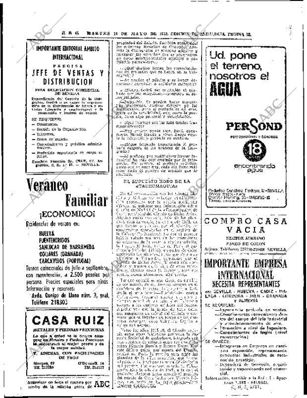 ABC SEVILLA 16-05-1972 página 58