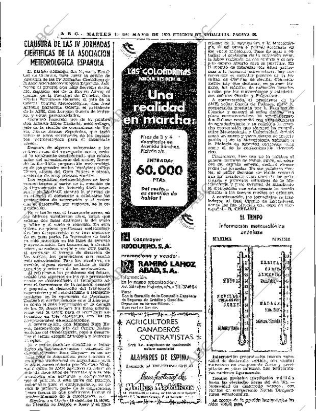 ABC SEVILLA 16-05-1972 página 66