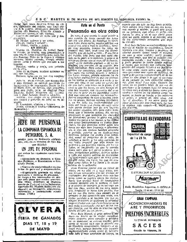 ABC SEVILLA 16-05-1972 página 70