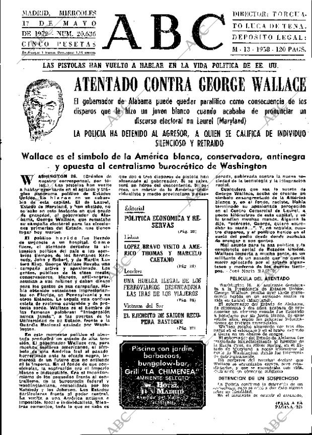 ABC MADRID 17-05-1972 página 21