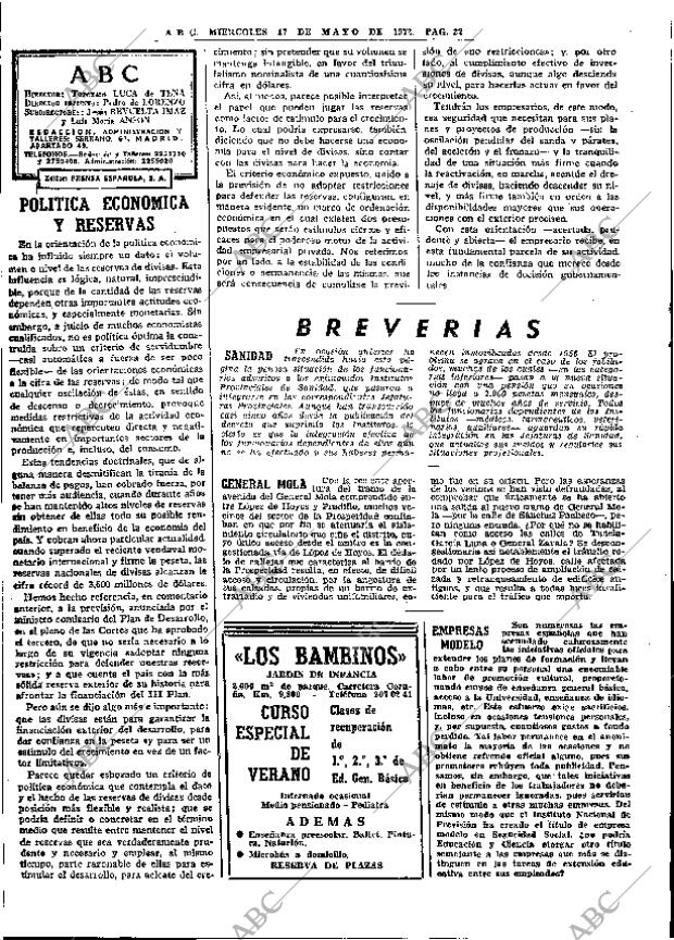 ABC MADRID 17-05-1972 página 22