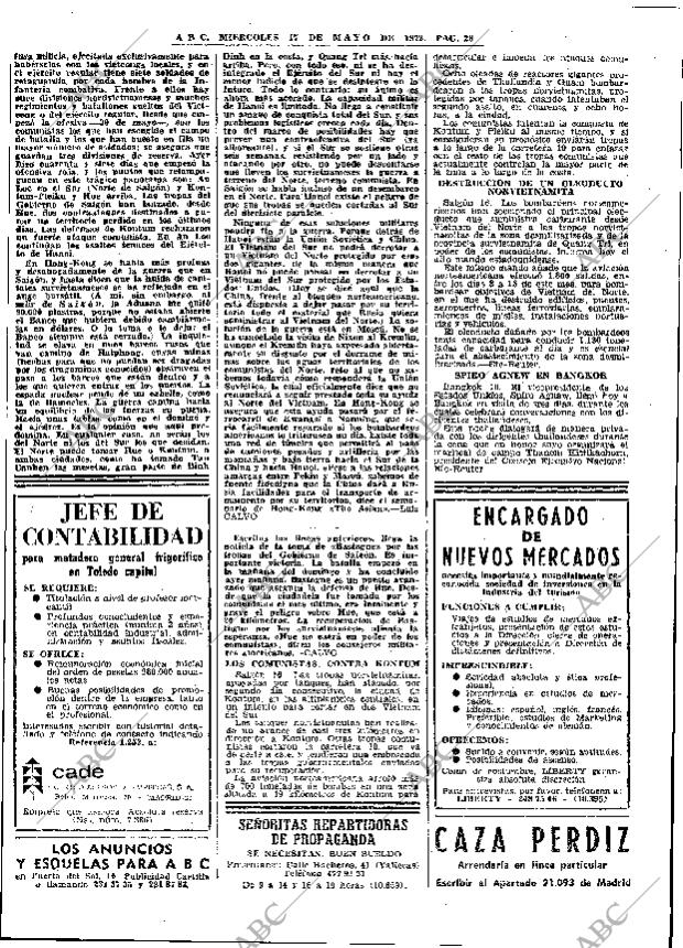 ABC MADRID 17-05-1972 página 28