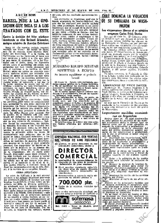 ABC MADRID 17-05-1972 página 30