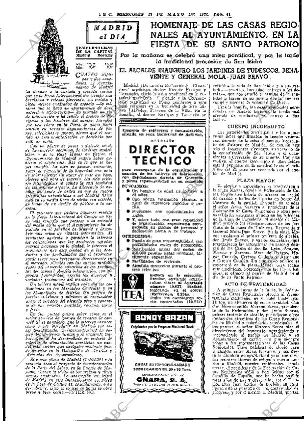 ABC MADRID 17-05-1972 página 41