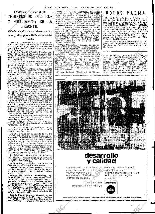 ABC MADRID 17-05-1972 página 69