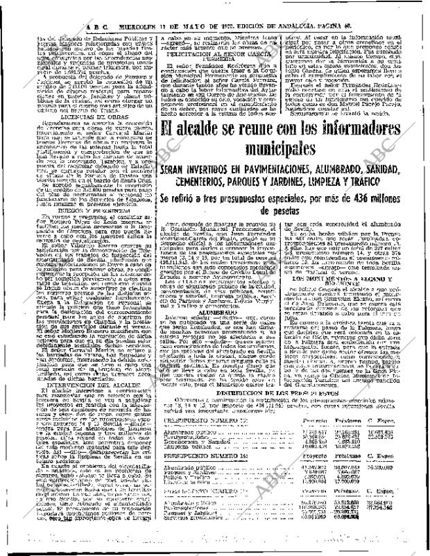 ABC SEVILLA 17-05-1972 página 46