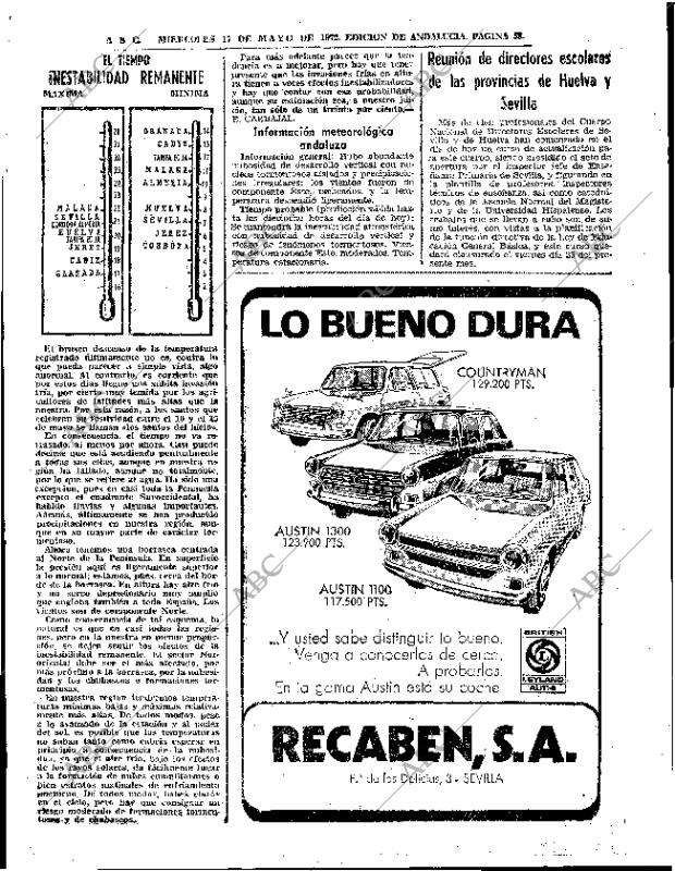 ABC SEVILLA 17-05-1972 página 53