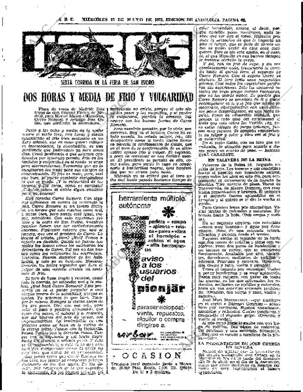 ABC SEVILLA 17-05-1972 página 63