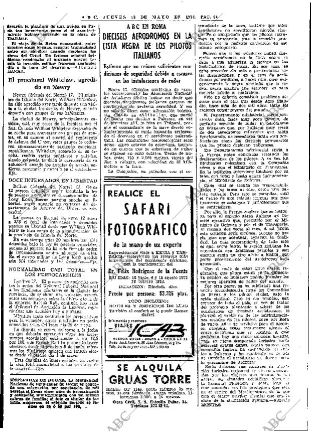 ABC MADRID 18-05-1972 página 34
