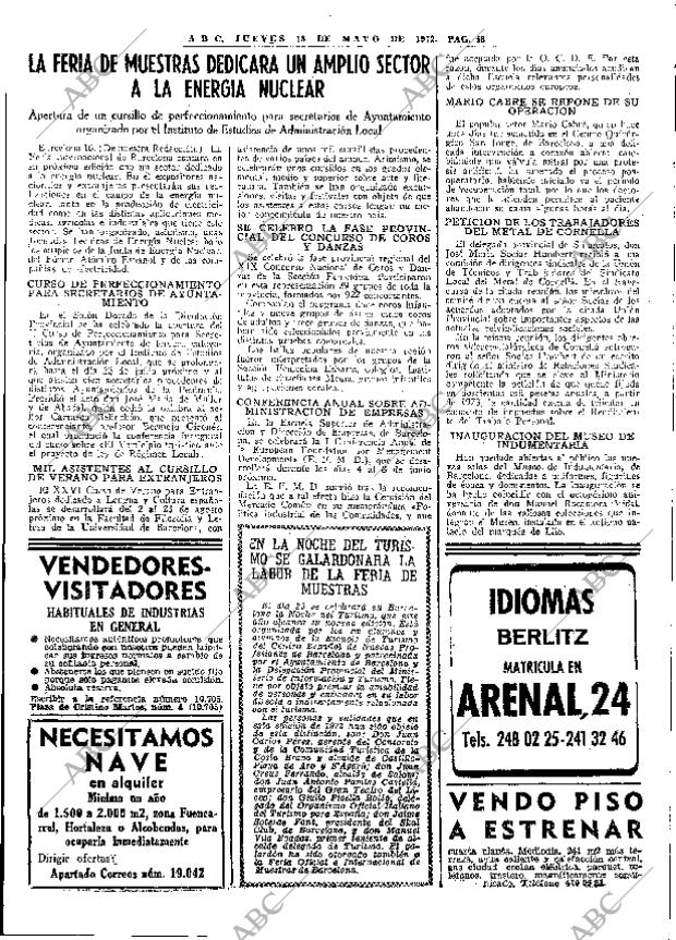 ABC MADRID 18-05-1972 página 48