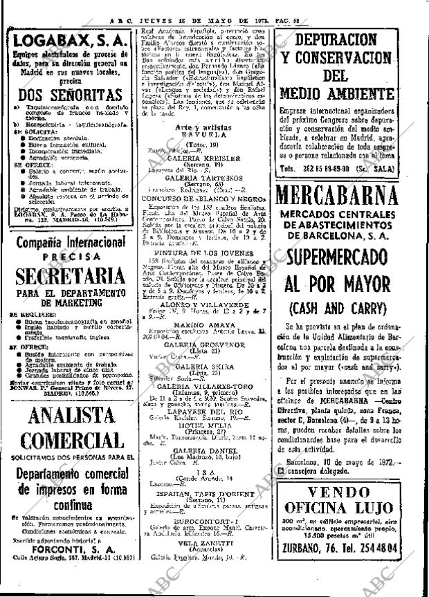 ABC MADRID 18-05-1972 página 56