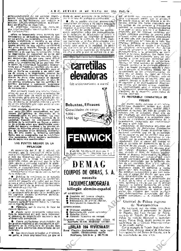 ABC MADRID 18-05-1972 página 64