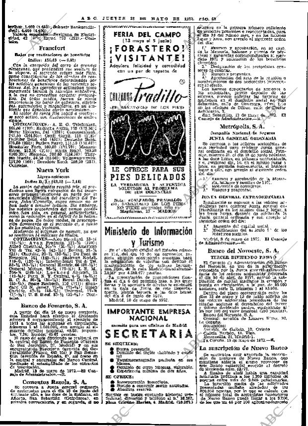 ABC MADRID 18-05-1972 página 68