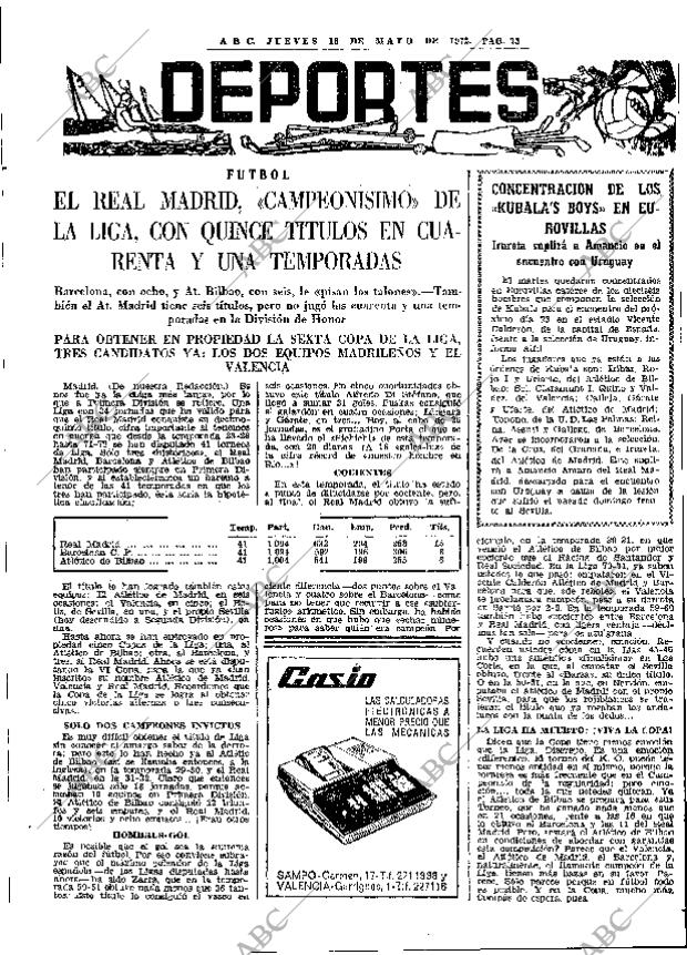 ABC MADRID 18-05-1972 página 73