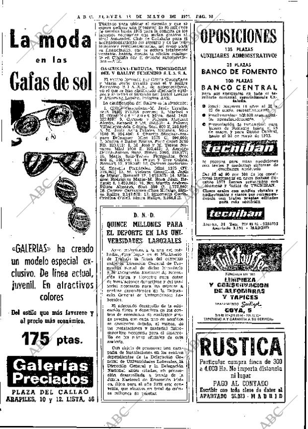 ABC MADRID 18-05-1972 página 76