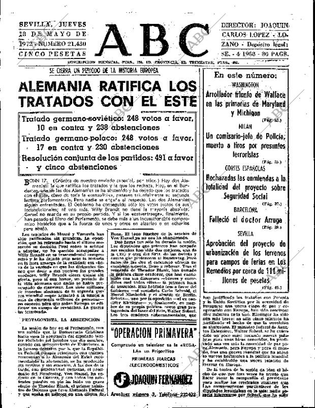 ABC SEVILLA 18-05-1972 página 31