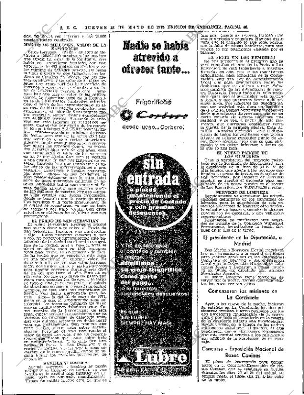 ABC SEVILLA 18-05-1972 página 46