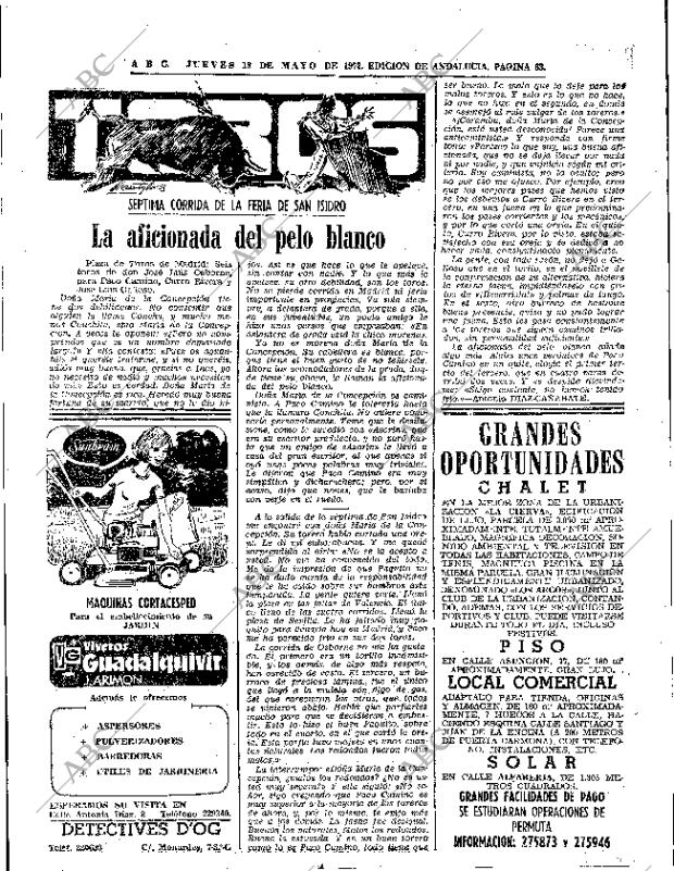 ABC SEVILLA 18-05-1972 página 63