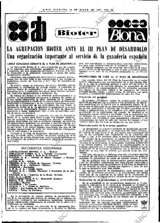 ABC MADRID 19-05-1972 página 76