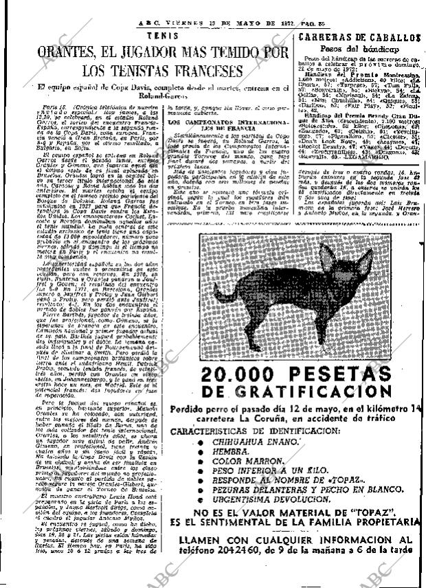 ABC MADRID 19-05-1972 página 85