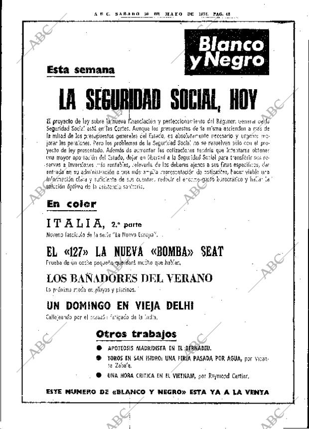 ABC MADRID 20-05-1972 página 45