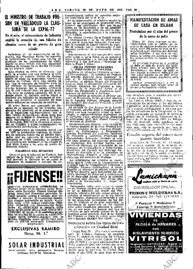 ABC MADRID 20-05-1972 página 46