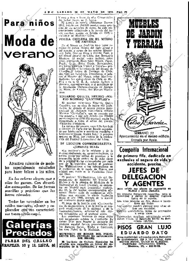 ABC MADRID 20-05-1972 página 62