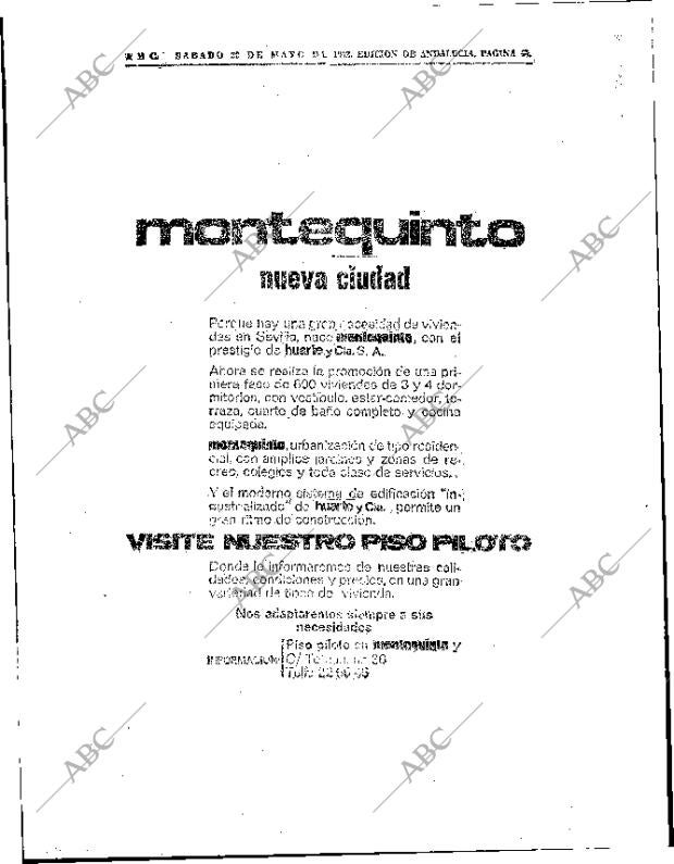 ABC SEVILLA 20-05-1972 página 38